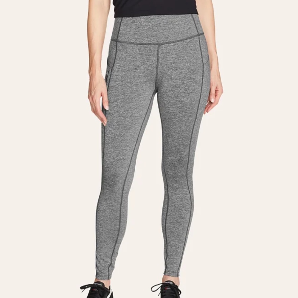 Eddie Bauer crossover winter trail adventure fleece lined leggings -S